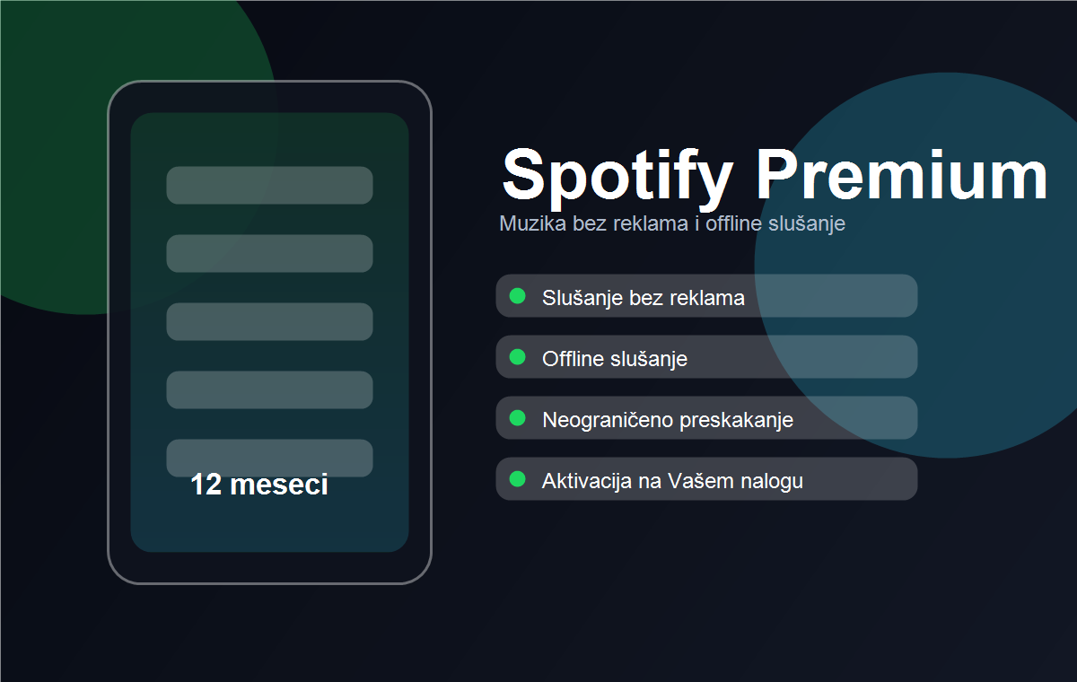 Spotify Premium pogodnosti